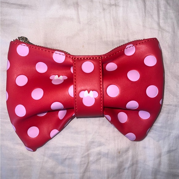 Loungefly Like New Minnie Bow Small Pouch - Picture 6 of 10